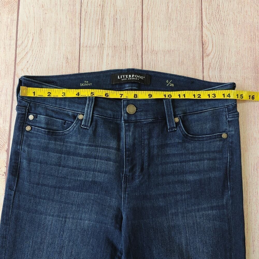 Liverpool Abby Skinny Jeans sz 6/28 style # LM2000F64 - Picture 9 of 12